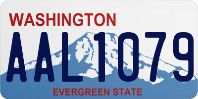 WA license plate AAL1079