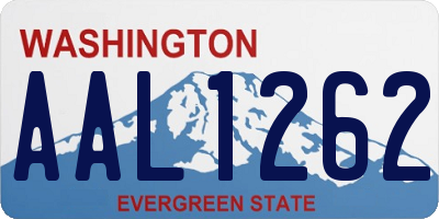 WA license plate AAL1262