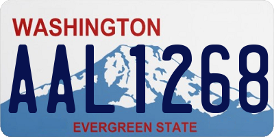 WA license plate AAL1268