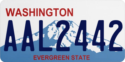 WA license plate AAL2442