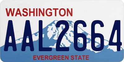 WA license plate AAL2664