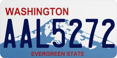 WA license plate AAL5272