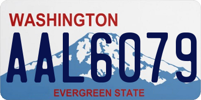 WA license plate AAL6079