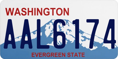 WA license plate AAL6174