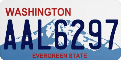 WA license plate AAL6297