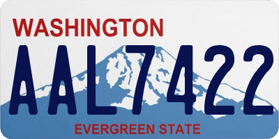 WA license plate AAL7422