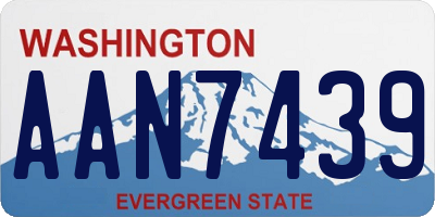 WA license plate AAN7439