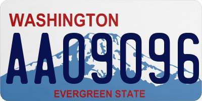 WA license plate AAO9096