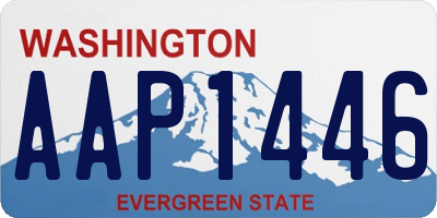 WA license plate AAP1446
