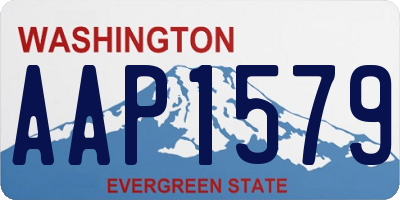 WA license plate AAP1579