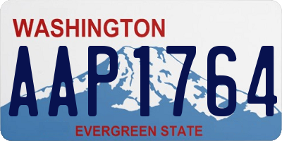 WA license plate AAP1764