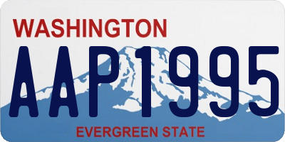 WA license plate AAP1995