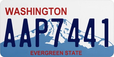 WA license plate AAP7441