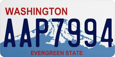 WA license plate AAP7994