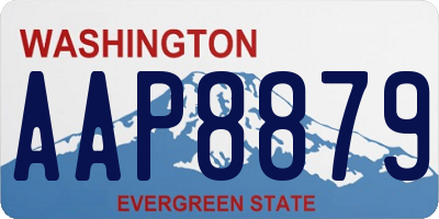 WA license plate AAP8879