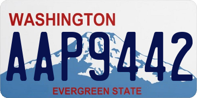 WA license plate AAP9442