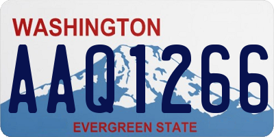 WA license plate AAQ1266