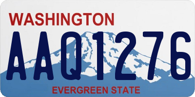 WA license plate AAQ1276
