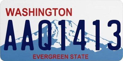 WA license plate AAQ1413