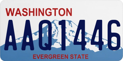 WA license plate AAQ1446
