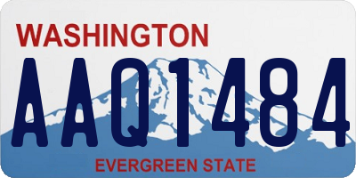 WA license plate AAQ1484