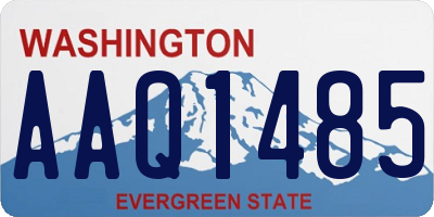 WA license plate AAQ1485