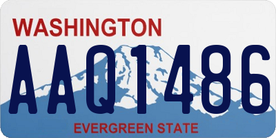 WA license plate AAQ1486