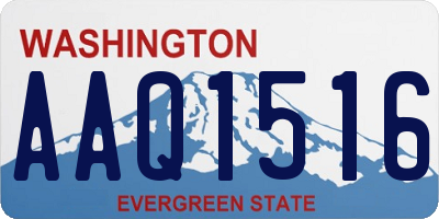 WA license plate AAQ1516