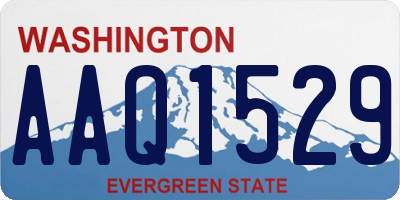 WA license plate AAQ1529