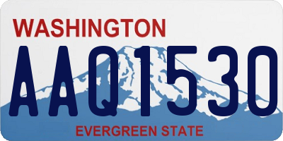 WA license plate AAQ1530