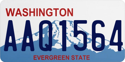 WA license plate AAQ1564