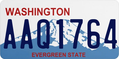 WA license plate AAQ1764