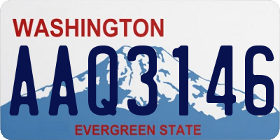WA license plate AAQ3146
