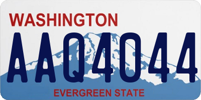 WA license plate AAQ4044