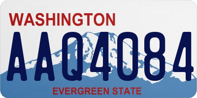 WA license plate AAQ4084