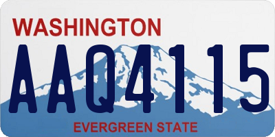 WA license plate AAQ4115