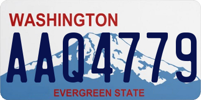 WA license plate AAQ4779