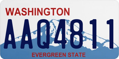 WA license plate AAQ4811