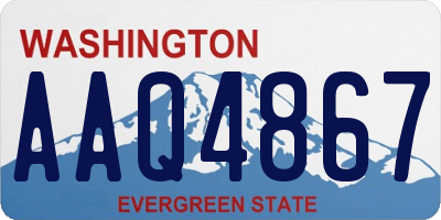 WA license plate AAQ4867