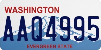 WA license plate AAQ4995