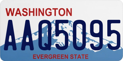 WA license plate AAQ5095