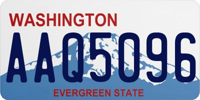 WA license plate AAQ5096