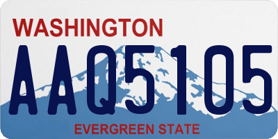 WA license plate AAQ5105