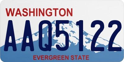 WA license plate AAQ5122