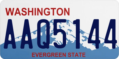 WA license plate AAQ5144