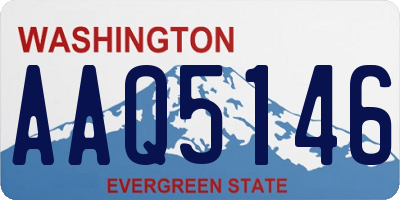 WA license plate AAQ5146
