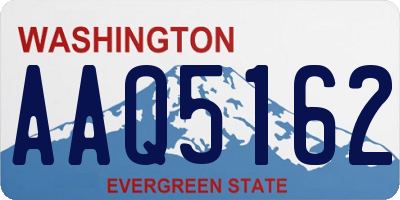 WA license plate AAQ5162