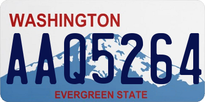 WA license plate AAQ5264