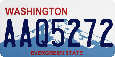 WA license plate AAQ5272