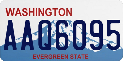 WA license plate AAQ6095